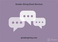 img 1 attached to Greater Giving Event Services review by Brian Bloomfield