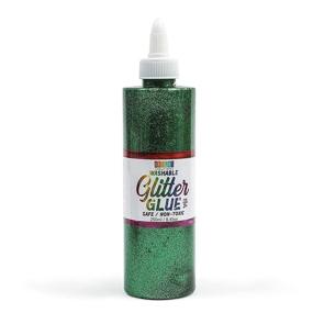 img 1 attached to 🌈 Vibrant Rainbow Glitter Glue Bottles: Perfect for Scrapbooking & Stamping