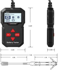 img 2 attached to 🔋 KONNWEI KW210: Advanced Automotive Battery Tester | 12V Car Battery Analyzer for Vehicle, Motorcycle & Marine Batteries | Diagnostics Tool with Bad Cell & Alternator Testing | 100-2000 CCA Range | 220AH Load Testing