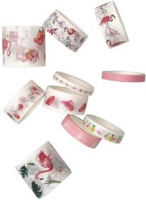 img 3 attached to EnYan Vintage Washi Tapes Set: 10 Rolls of Japanese Masking Decorative Tapes for DIY Crafts, Bullet Journals, Planners, Scrapbooking & More!