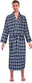 img 4 attached to Robes King Classical Sleepwear Flannel