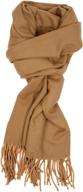 🧣 warm & cozy unisex cashmere-feel solid color scarf for fall and winter logo