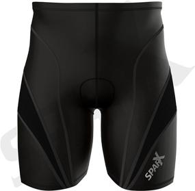 img 3 attached to 🚴 Sparx Men's Triathlon Bike Shorts - Triathlon Swim-Bike-Run Trishorts for Men