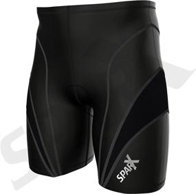 img 2 attached to 🚴 Sparx Men's Triathlon Bike Shorts - Triathlon Swim-Bike-Run Trishorts for Men