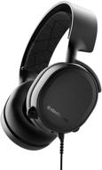 🎧 steelseries arctis 3 - all-platform gaming headset: pc, ps4, xbox one, switch, vr, android, ios - black [2019 edition] logo