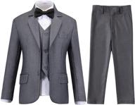 👶 toddlers' tuxedo suit: ideal boys' outfit in suits & sport coats for bearers logo