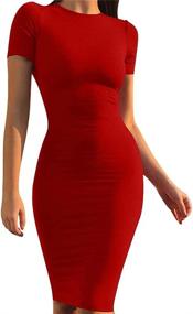 img 3 attached to Gobles Women's Elegant Bodycon Cocktail Dresses - Optimized Clothing and Apparel for Women