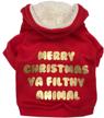 fabdog christmas filthy animal hoodie logo