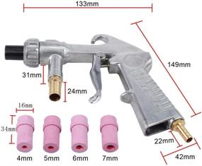 img 2 attached to 💨 Увеличьте эффективность своей пескоструйной обработки с помощью керамических сопел для пескоструйных аппаратов от Tanice.