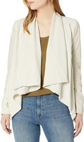 img 2 attached to BLANKNYC Womens Faux Leather Jacket Beige