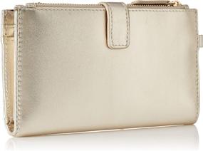 img 3 attached to 👜 Genuine Leather Wristlet with Detachable Straps – Women's Multiple Handbags & Wallets