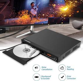 img 2 attached to Foramor HDMI DVD Player for Smart TV | 1080P Full HD Support | HDMI Cable, Remote Control, USB Input | Region Free Home DVD Players