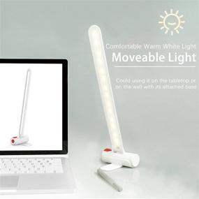 img 2 attached to Versatile Portable LED Desk Lamp: Foldable, Rechargeable & Multi-Angle Adjustment - Ideal for Travel, Reading, and Gifting