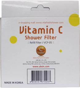 img 2 attached to 🚿 Revitalize Your Shower: UBS Vitamin C Cartridge - 5 Pc Pack for Vita-fresh Shower Filter, 8.82 Ounce