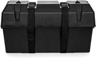 🔋 camco heavy-duty double battery box with straps - safely holds (2) 6v or 12v batteries - durable & anti-corrosion (55375) logo