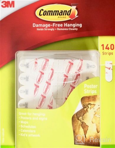 img 1 attached to 🖼️ Command Poster Hanging Strips: Small White 64-Strips for Damage-Free Indoor Decoration review by Morgan Gilmore