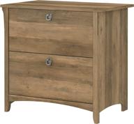 🗄️ salinas reclaimed pine 2 drawer lateral file cabinet by bush furniture logo