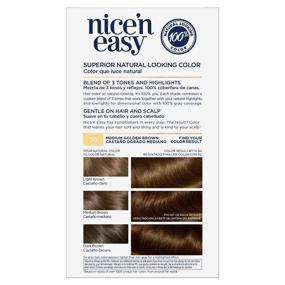 img 3 attached to Buy Clairol Nice'n Easy Original Permanent Hair Color, 5G Medium Golden Brown, 3 Count