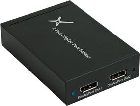 img 1 attached to 🔌 XtremPro HDMI разветвитель Full HD Display 1x2 - Черный (66102) - DP 1.2a, 4K 2K 60 Гц Электрический разветвитель с SST MST, Hbr2, 3D форматами и поддержкой GTC Assist (Dp++)