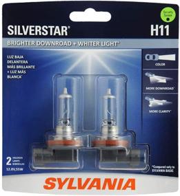 img 4 attached to 💡 Светодиодная лампа для фар SYLVANIA H11 SilverStar, высокая производительность, набор из 2 ламп, белый.