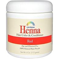 🌈 vibrant rainbow research red henna - double pack, 4 ounce each: get gorgeous natural hair color! logo