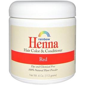 img 1 attached to 🌈 Vibrant Rainbow Research Red Henna - Double Pack, 4 Ounce Each: Get Gorgeous Natural Hair Color!