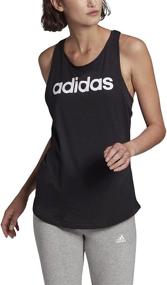 img 4 attached to Adidas Womens Linear Black Medium Sports & Fitness for Team Sports