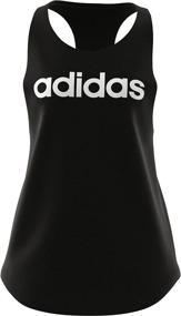 img 2 attached to Adidas Womens Linear Black Medium Sports & Fitness for Team Sports