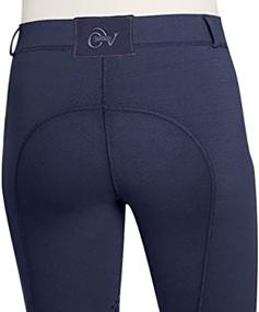 img 3 attached to 👖 Ovation Aerowick Ladies Silicone Knee Patch Breeches