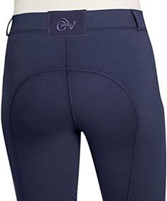 img 1 attached to 👖 Ovation Aerowick Ladies Silicone Knee Patch Breeches