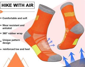 img 2 attached to 🧦 Ultimate Comfort and Performance: Heatuff Women's 6 Pack Hiking Crew Socks for Outdoor Trekking