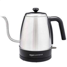 img 4 attached to Efficient and Durable: AmazonCommercial Stainless Steel Electric Gooseneck Kettle