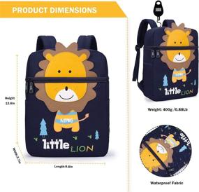 img 3 attached to 🎒 Waterproof Toddler Backpack by Willikiva - Ideal for Outdoor Adventures