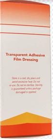 img 1 attached to 💯 100 Transparent Waterproof Adhesive Film Skin Dressings - 2" x 3/8" & 2 3/4" (6cm x 7cm) - by Areza Medical