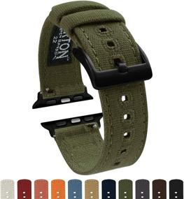 img 3 attached to 🎖️ Ultimate Army Green 42mm 44mm Compatible Accessory: A Perfect Match for Your Device!