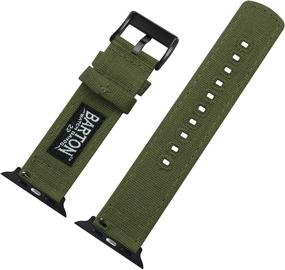 img 1 attached to 🎖️ Ultimate Army Green 42mm 44mm Compatible Accessory: A Perfect Match for Your Device!