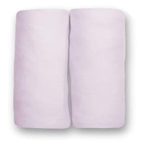 img 4 attached to 👶 Delta Children Changing Pad Covers - 2 Pack, Pink, 100% Jersey Knit Cotton, Fits Standard Changing Pads, Solid Color