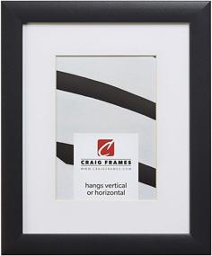 img 4 attached to Craig Frames 1WB3BK 18x24 Black Picture Frame with Mat - Ideal for 12x18 Inch Photo Display