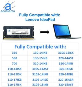 img 1 attached to 🔧 Adamanta 16GB DDR4 2400МГц модуль оперативной памяти для ноутбуков Lenovo Flex, Legion, IdeaCentre, IdeaPad, ThinkCentre - P/N: 4X70N24889