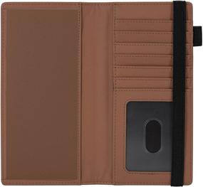 img 2 attached to Toughergun Leather Checkbook Holder with RFID Blocking - Secure Your Finances in Style