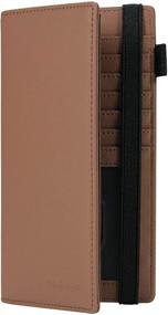 img 4 attached to Toughergun Leather Checkbook Holder with RFID Blocking - Secure Your Finances in Style