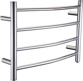 img 4 attached to 💧 ANZZI TW-AZ018CH: Energy Efficient 4-Bar Heated Towel Warmer in Polished Chrome - Ideal for Bathroom Drying and Shower Comfort