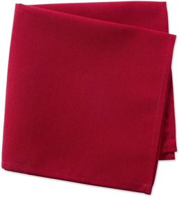 img 2 attached to 🍽️ DII Wrinkle Resistant 20x20" Polyester Napkin, Pack of 6, Red - Ideal for Brunch, Catering Events & Everyday Use