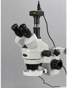 img 2 attached to AmScope SM-3TZ-54S-5M Digital Professional Trinocular Stereo Zoom Microscope - 5MP Camera, 54-Bulb LED Light, Single-Arm Boom Stand