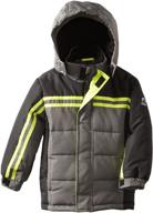 rothschild little stripe puffer jacket: stylish boys' clothing for winter logo