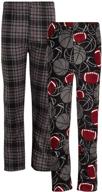 👖 2 pack of quad seven boys soft pajama lounge pants: optimize your search! logo