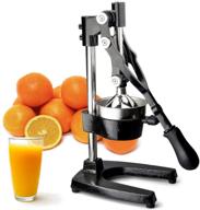 🍊 truecraftware heavy duty citrus juicer hand press - manual fruit juice extractor - cast iron citrus press - citrus squeezer for lemons, limes, oranges, and more logo