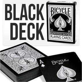 img 4 attached to 🎩 Magic Makers: Black Playing Cards Bicycle Deck Unleash your Inner Magician!