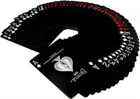 img 2 attached to 🎩 Magic Makers: Black Playing Cards Bicycle Deck Unleash your Inner Magician!