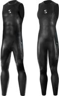 🏊 synergy volution sleevess triathlon wetsuit 3/2mm - advanced smoothskin neoprene for open water swimming, ironman & usat approved logo